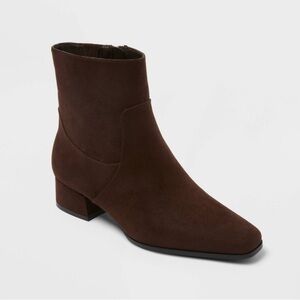 Universal Thread Brown Suede “Coral” Ankle Boot